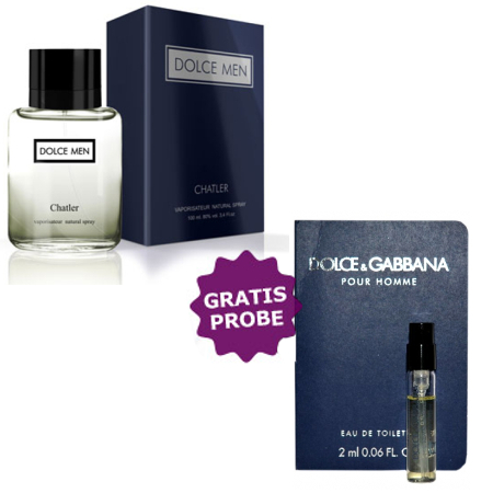 Chatler Dolce, echantillon Gabbana Homme, Chatler Dolce, echantillon Gabbana Homme,