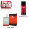 La Rive Red Line - Coffret promotionnel, Eau de Toilette, Deodorant