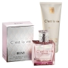 JFenzi Cest La Vie - Coffret promotionnel pour Femme, Eau de Parfum 100 ml, lait corporel 200 ml