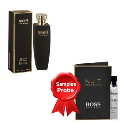 Paris Avenue Bosco Night 100 ml + echantillon Hugo Boss Nuit Femme