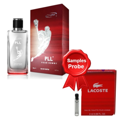 Chatler PLL Red Men 100 ml + echantillon Lacoste Style in Play