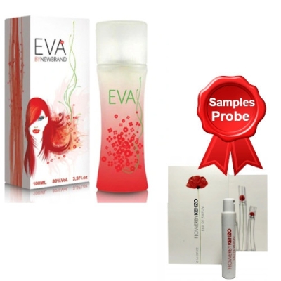 New Brand Eva 100 ml + echantillon Flower by Kenzo