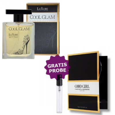 Luxure Cool Glam 100 ml + echantillon Carolina Herrera Good Girl