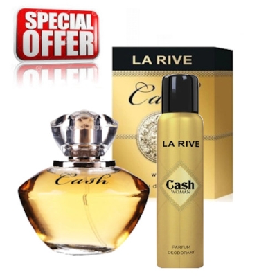La Rive Cash - Coffret promotionnel, Eau de Parfum Pour Femme, Deodorant