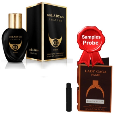 Chatler Go Lady Go 100 ml + echantillon Lady Gaga Fame