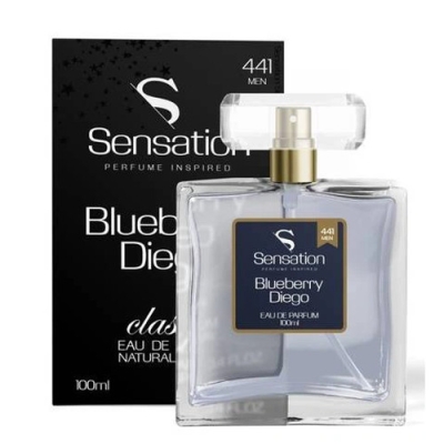 Sensation 441 Men BlueBerry Diego - Eau de Parfum pour Homme 100 ml