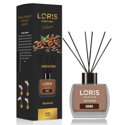 Loris Cafe - Diffuseur Arôme, Desodorisant sticks 120 ml