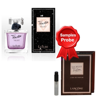 Luxure Tender Night 100 ml + echantillon Lancome Tresor La Nuit