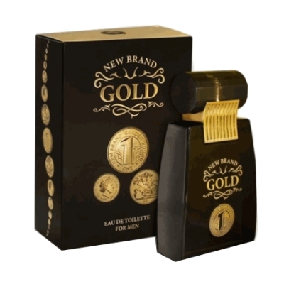 New Brand Gold For Men - Eau de Toilette Pour Homme 100 ml