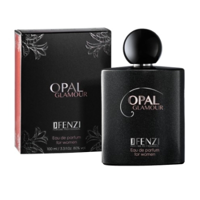 JFenzi Opal Glamour - ensemble promotionnel, Eau de Parfum, Bougie en cire de soja