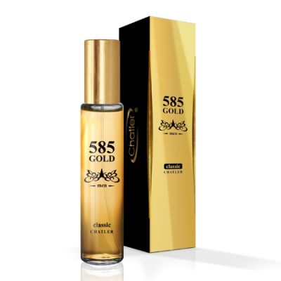 Chatler 585 Classic Gold - Eau de Parfum pour Homme 30 ml