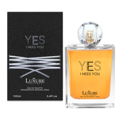 Luxure Yes I Need You 100 ml + echantillon gratuit Armani Stronger With You