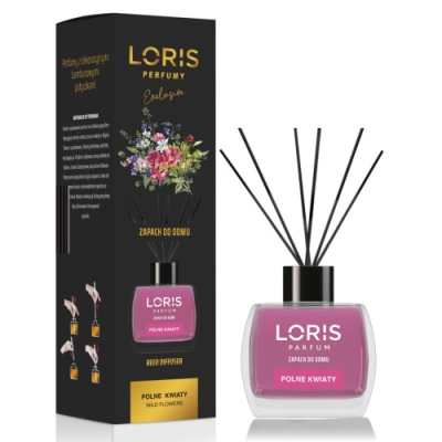 Loris Fleurs Sauvages, Diffuseur Arôme, Desodorisant sticks - 120 ml