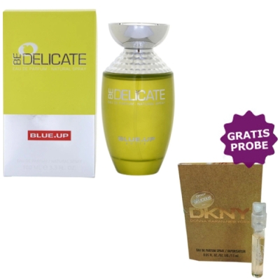 Blue Up Be Delicate 100 ml + echantillon Donna Karan Be Delicious