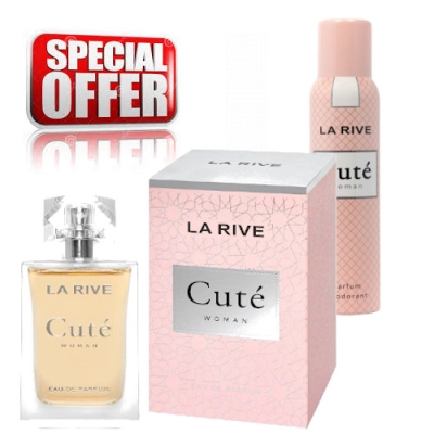 La Rive Cute - Coffret promotionnel, Eau de Parfum, Deodorant