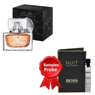 La Rive Prestige Moonlight Lady 75 ml + echantillon Hugo Boss Nuit Femme