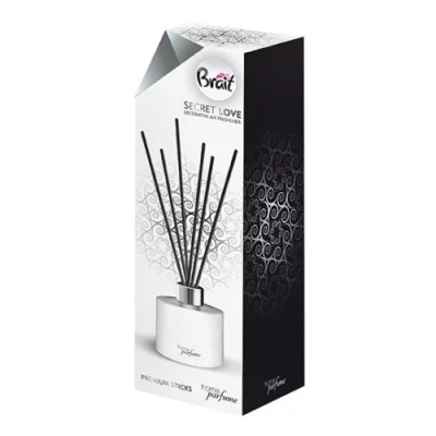 Brait Premium Sticks Secret Love - Diffuseur Arôme, Desodorisant sticks 100 ml