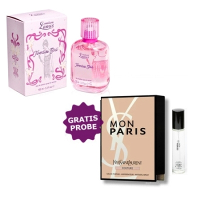 Lamis Twenties Girl 90 ml + echantillon Yves Saint Laurent Mon Paris