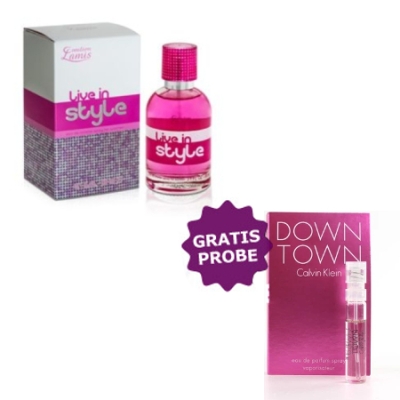 Lamis Live In Style 100 ml + echantillon Calvin Klein Downtown