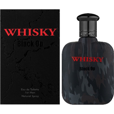Evaflor Whisky Black Op - Eau de Toilette pour Homme 100 ml