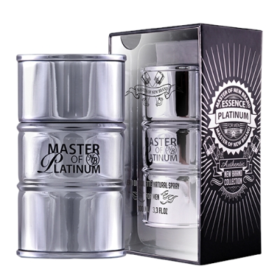 New Brand Master of Essence Platinum - Eau de Toilette pour Homme 100 ml