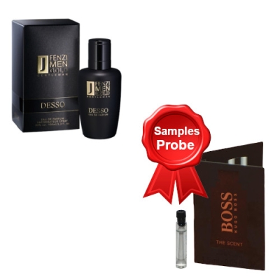 JFenzi Desso Gold Gentleman 100 ml + echantillon Hugo Boss The Scent Him