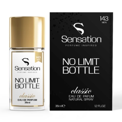 Sensation 143 No Limit Bottle - Eau de Parfum pour Homme 36 ml