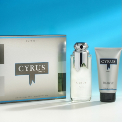 Paris Bleu Cyrus - Coffret Pour Homme, Eau de Toilette, Gel Douche