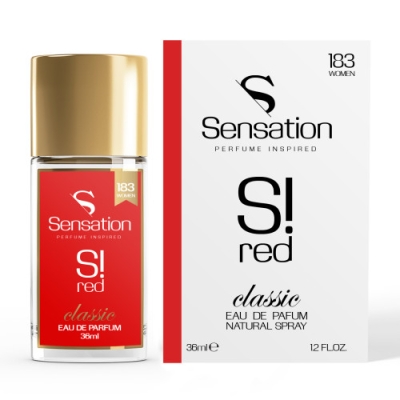 Sensation 183 S! Red Eau de Parfum pour Femme 36 ml