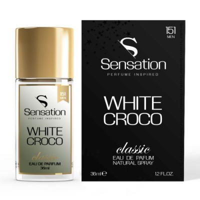 Sensation 151 White Croco - Eau de Parfum pour Homme 36 ml