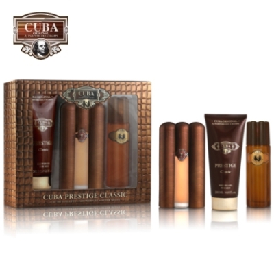 Cuba Prestige - Coffret Pour Homme Eau de Toilette, Après-rasage, Showergel