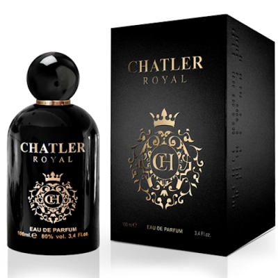 Chatler Royal - Ensemble promotionnel Unisex, Eau de Parfum 100 ml, Eau de Parfum 30 ml