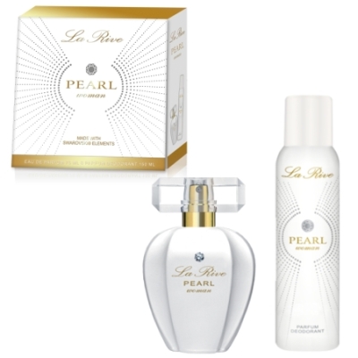 La Rive Pearl - Set Pour Femme, Eau de Parfum, Deodorant