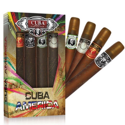 Cuba America Men - Black, Brown, Green, Grey - Coffret Pour Homme 4 x 35 ml