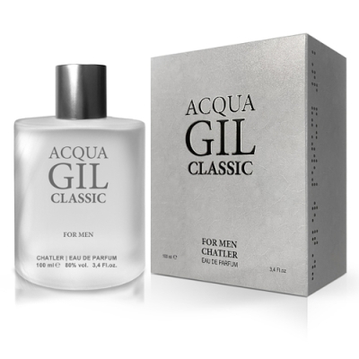 Chatler Acqua Gil Classic Men - Ensemble promotionnel, Eau de Parfum 100 ml + Eau de Parfum 30 ml