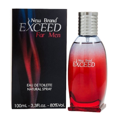 New Brand Exceed Men 100 ml + echantillon Christian Dior Fahrenheit