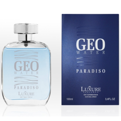 Luxure Geo Water Paradiso 100 ml + echantillon Armani Acqua di Giò Profondo
