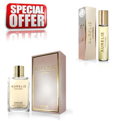 Chatler Aurelie - Ensemble promotionnel, Eau de Parfum 100 ml + Eau de Parfum 30 ml