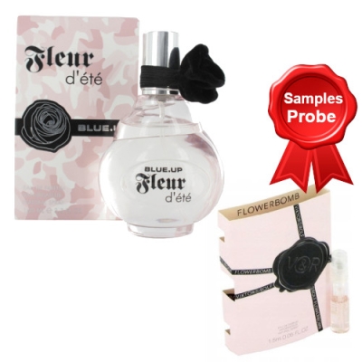 Blue Up Fleur D'ete 100 ml + echantillon Victor Rolf Flowerbomb