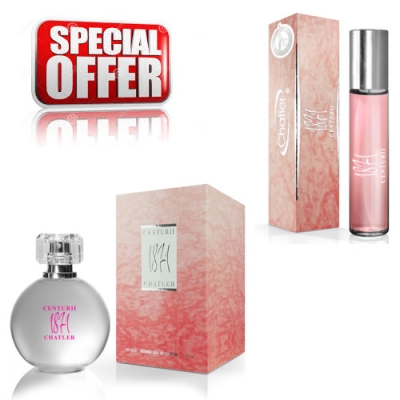 Chatler Centurii 1871 - Ensemble promotionnel, Eau de Parfum 100 ml + Eau de Parfum 30 ml