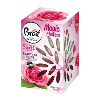 Brait Magic Flowers Beautiful Rose - Désodorisant, Fleur décorative, 75 ml