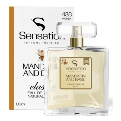 Sensation 438 Mandarin and Basil - Eau de Parfum pour Femme 100 ml