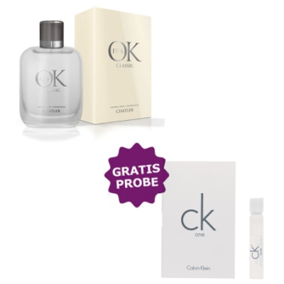 Chatler its OK Classic 100 ml + echantillon Calvin Klein CK One