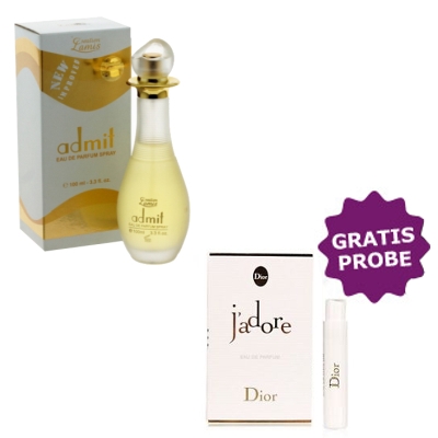 Lamis Admit It de Luxe 100 ml + echantillon Dior Jadore