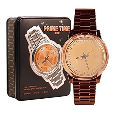 Tiverton Prime Time Gold Men [montre] - Eau de Parfum pour Homme 100 ml