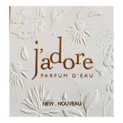 Dior J'adore Parfum d'Eau - Eau de Toilette pour Femme, échantillon 0.1 ml
