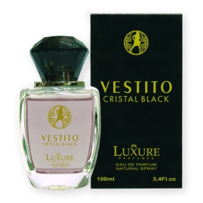 Luxure Vestito Cristal Black 100 ml + echantillon Versace Crystal Noir