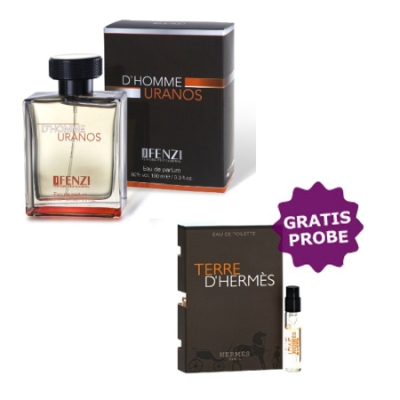 JFenzi Uranos D'Homme 100 ml + echantillon Hermes Terre D'Hermes