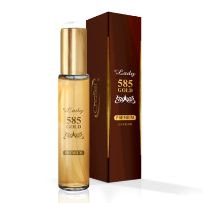 Chatler 585 Gold Lady Premium - Eau de Parfum pour Femme 30 ml