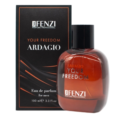 JFenzi Ardagio Your Freedom - Eau de Parfum pour Homme 100 ml
